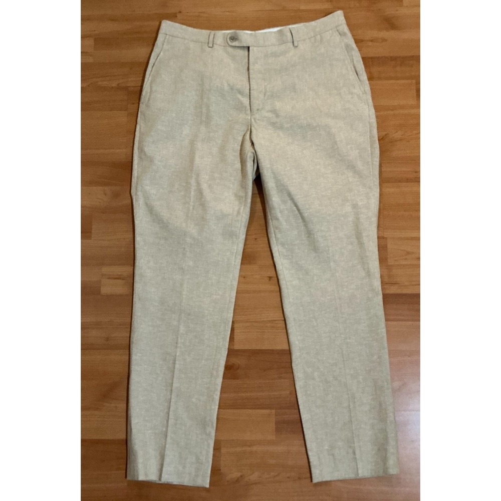 Joseph Abboud Men's Light Beige Chinos